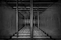 Stainless Processing Space equipped with 19 pieces of Aeration Pipes, 4 pieces of Thermometer Bars, 36 pieces of Swinging Segments and 1 piece of Oxygen Sensor